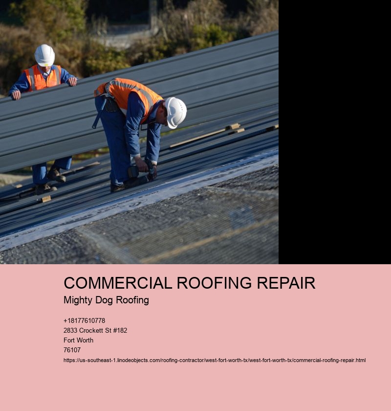 COMMERCIAL ROOFING REPAIR Mighty Dog Roofing EMERGENCY ROOFING REPAIR