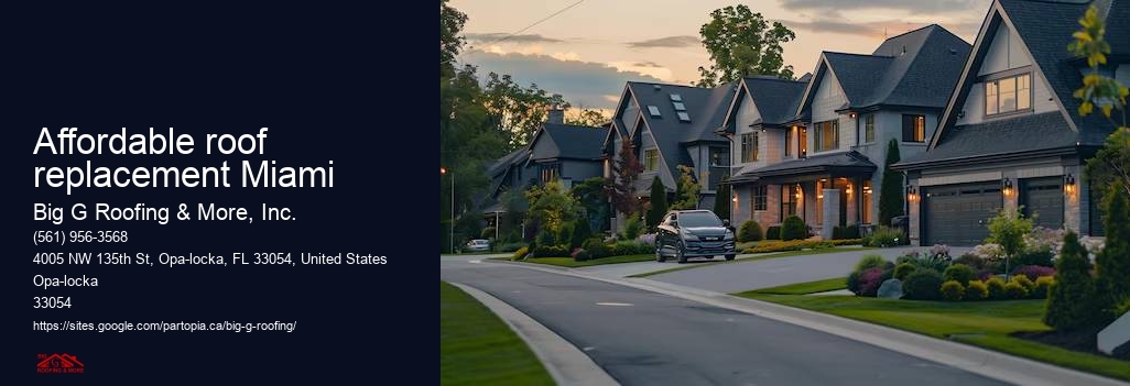 Affordable roof replacement Miami