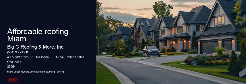 Affordable roofing Miami