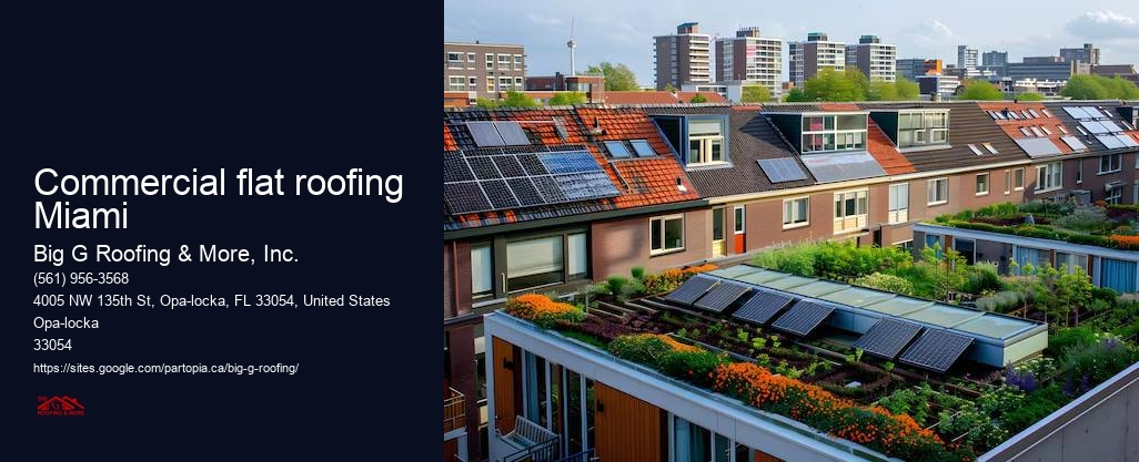 Commercial flat roofing Miami