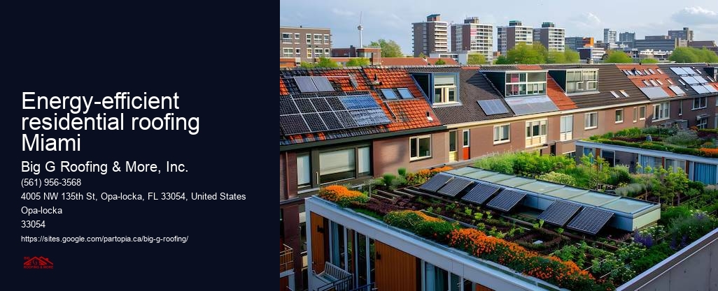 Energy-efficient residential roofing Miami