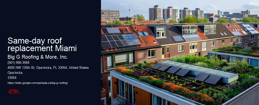 Same-day roof replacement Miami