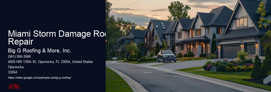 Miami Storm Damage Roof Repair