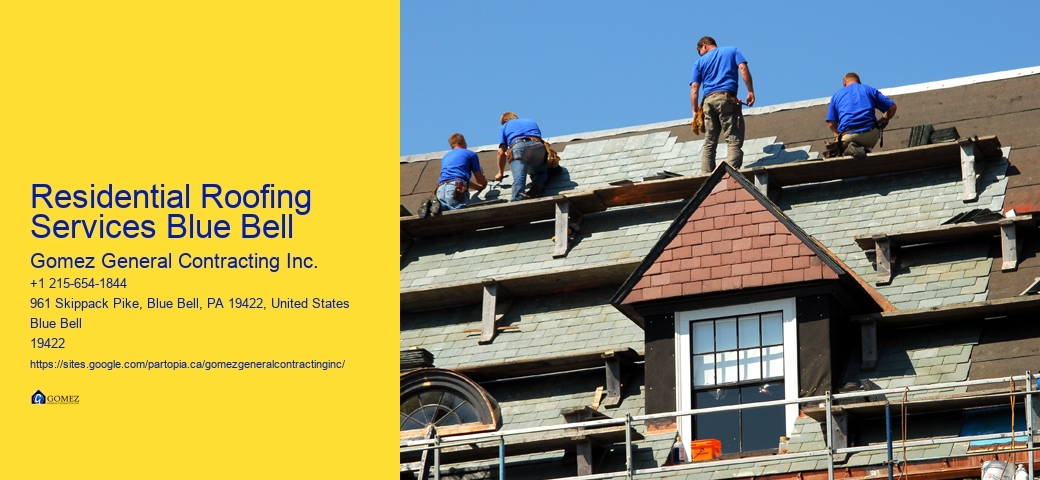 Residential Roofing Services Blue Bell