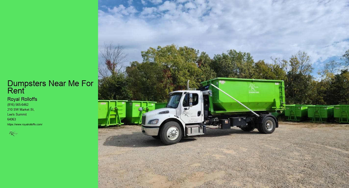Dumpsters Near Me For Rent