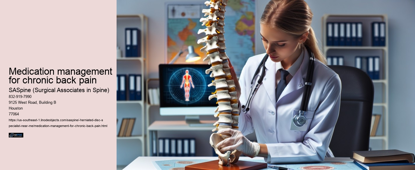 Medication management for chronic back pain