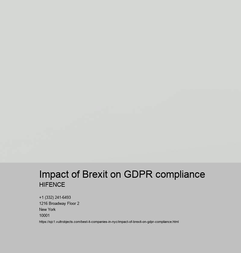 Impact of Brexit on GDPR compliance 