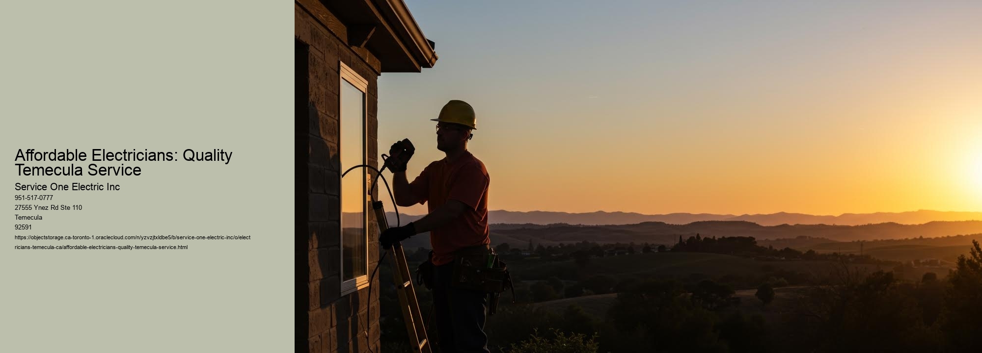 Affordable Electricians: Quality Temecula Service