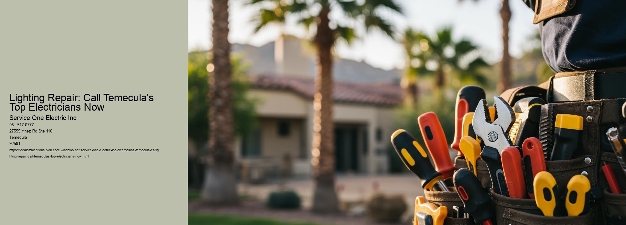 Lighting Repair: Call Temecula's Top Electricians Now