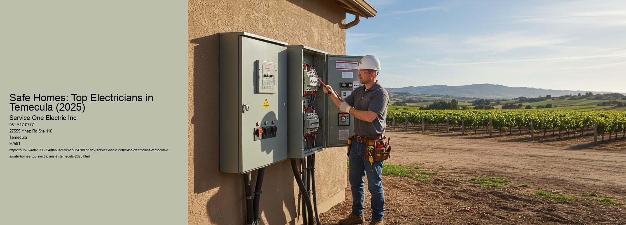 Safe Homes: Top Electricians in Temecula (2025)