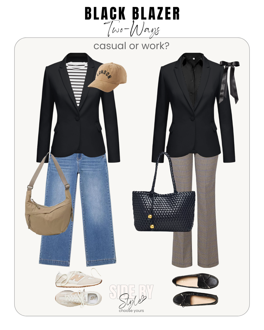 Black Blazer — Casual or Work 1