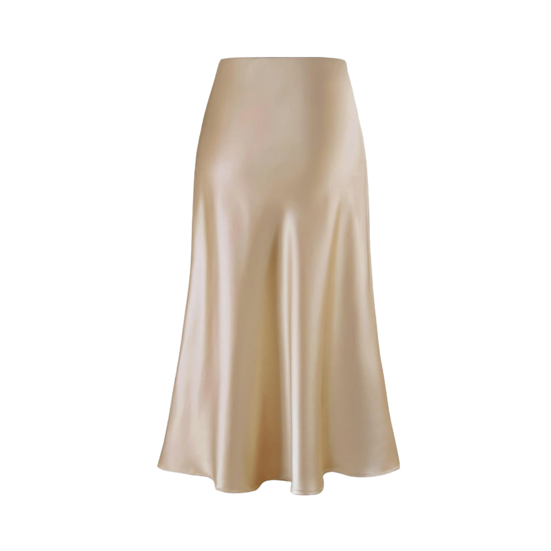 Modegal Champagne Slip Skirt