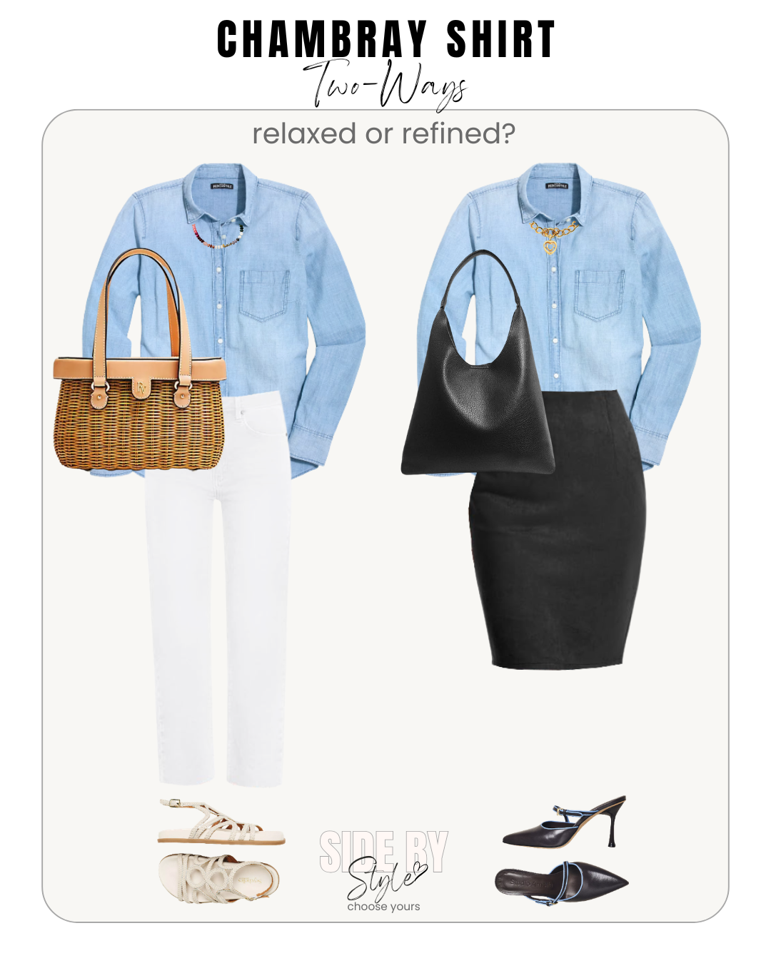 Chambray Shirt - Relaxed or Refined