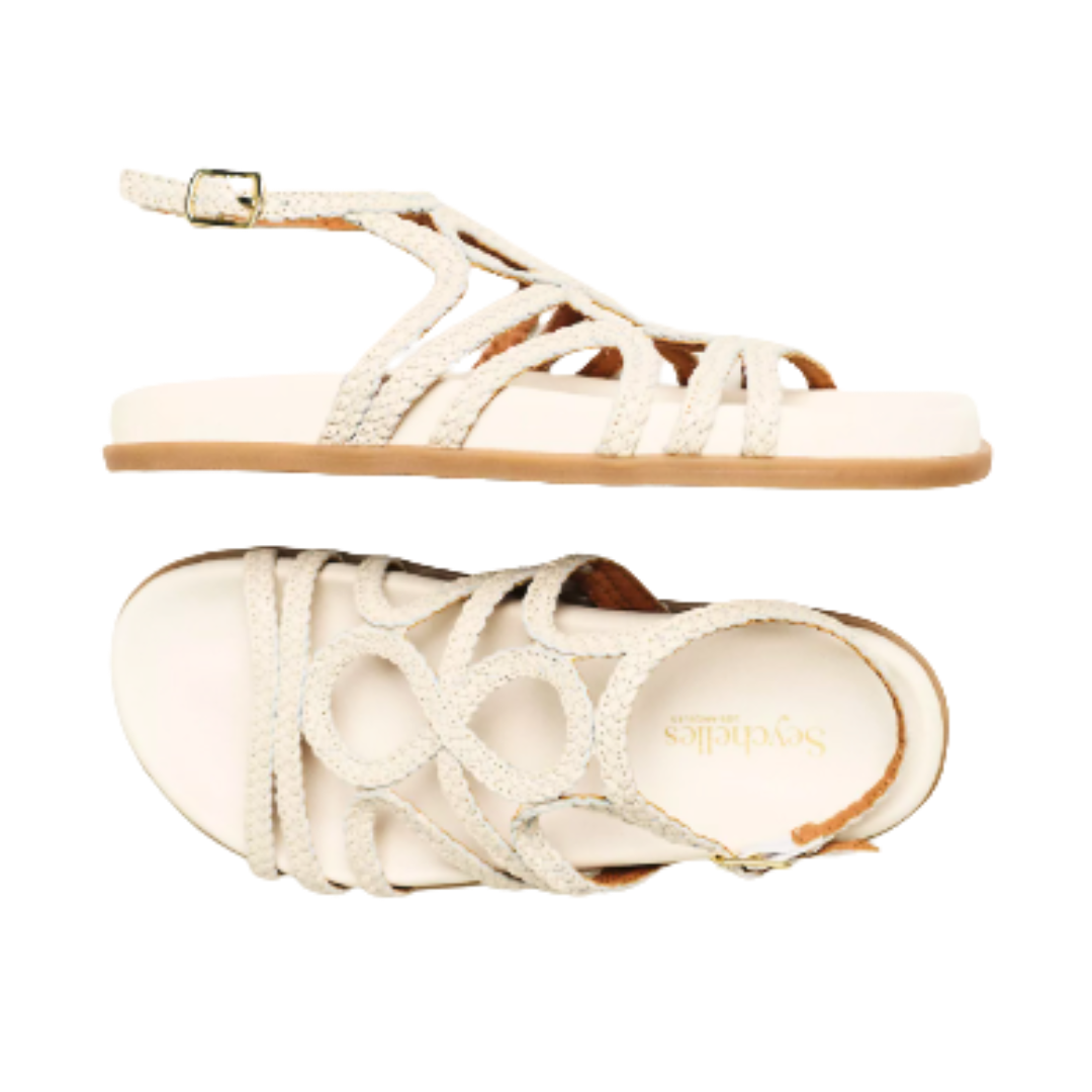 Seychelles White Gladiator Sandals