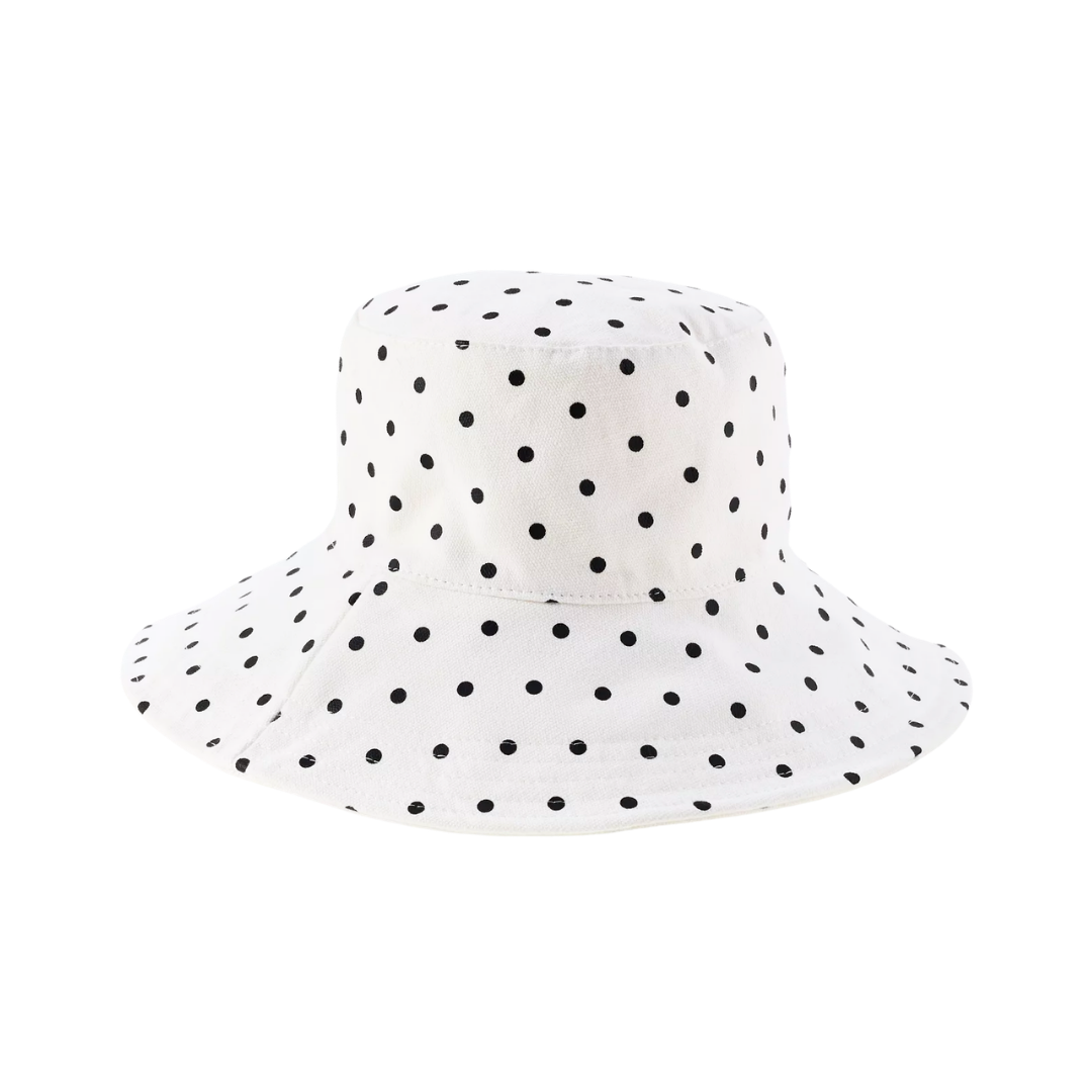 Anthropologie Polka Dot Bucket Hat