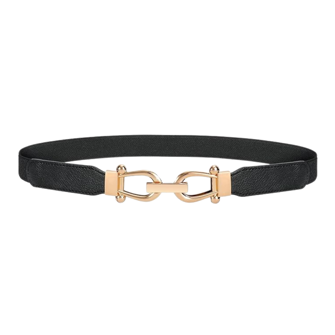 JASGOOD Black Buckle Belt