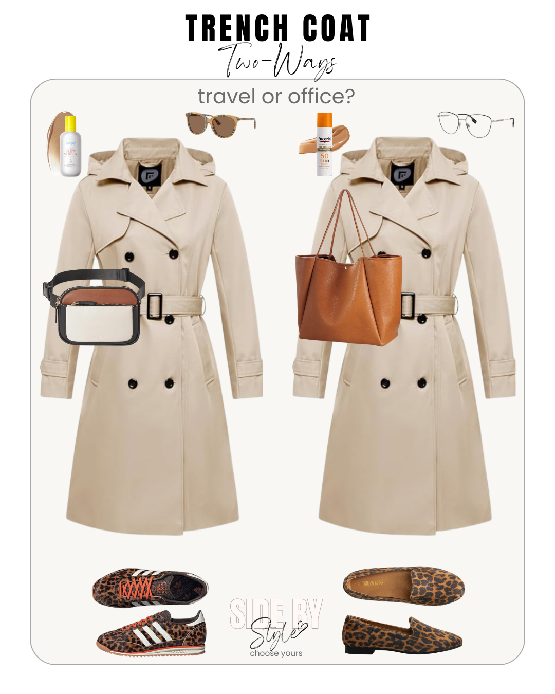 Classic Trench Coat - Travel or Office