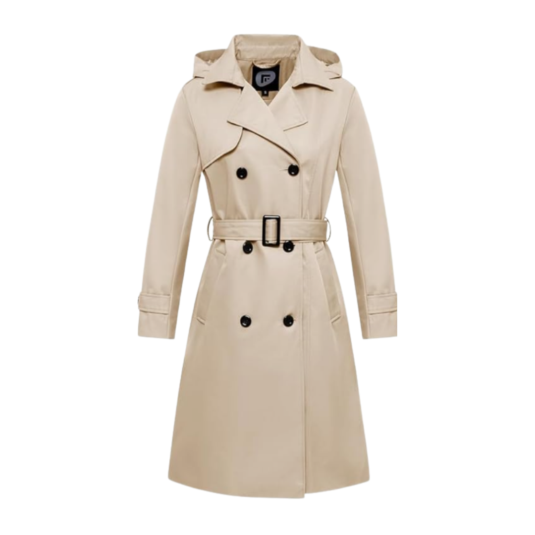 poonyfesh Tan Trench Coat