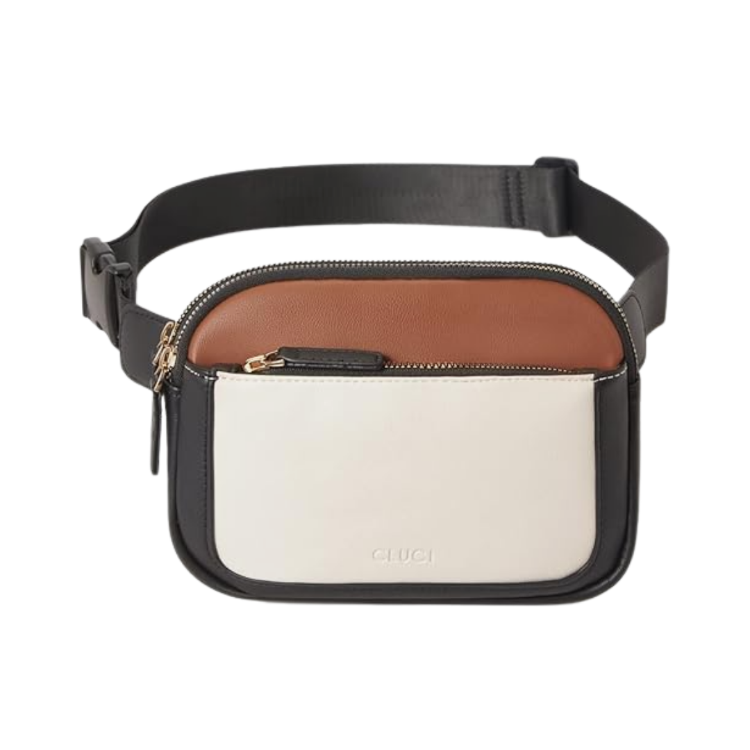 CLUCI Color Block Waist Bag