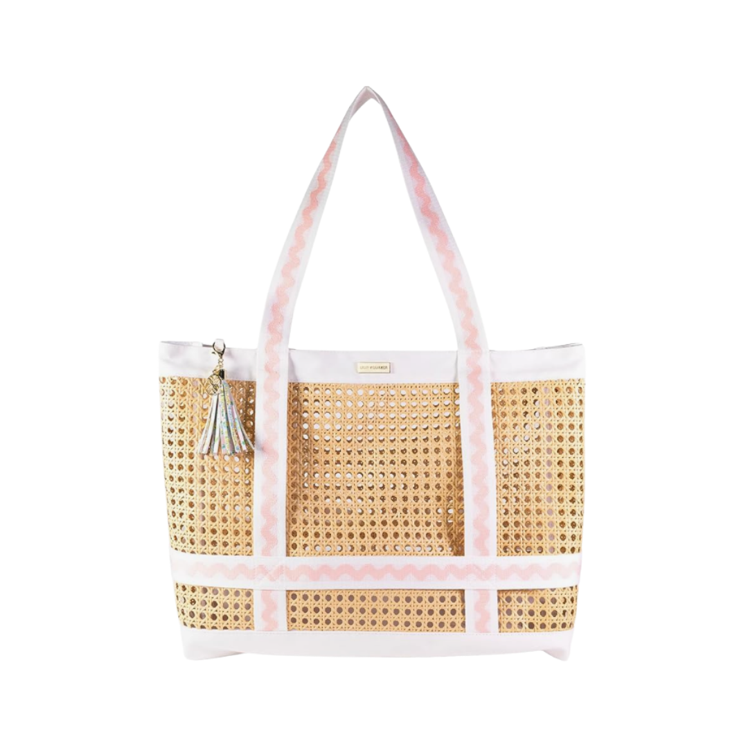 Lilly Pulitzer Woven Tote Bag