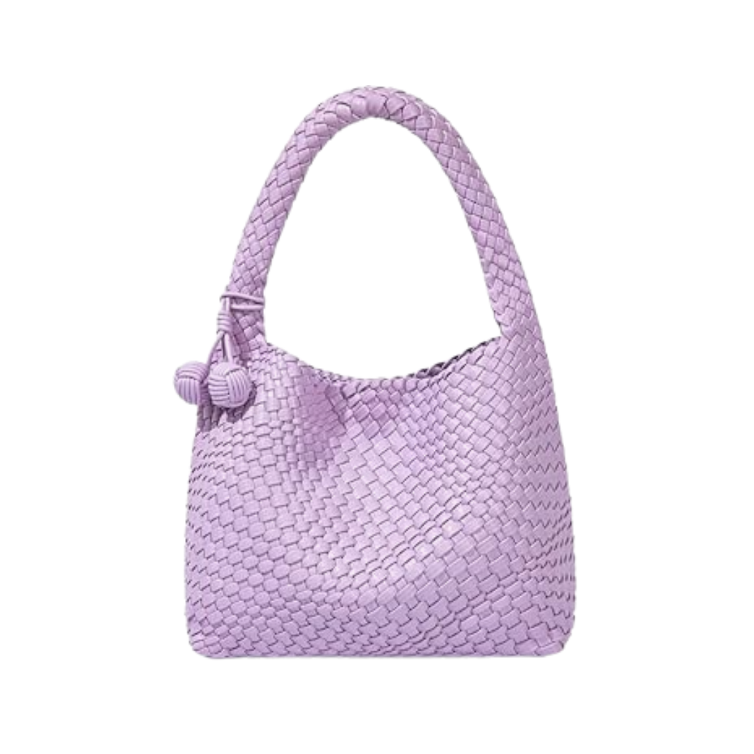DSGUTWO Purple Woven Purse