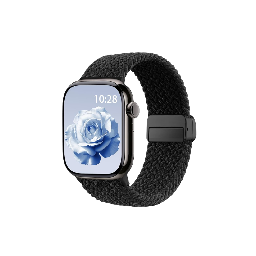 HEARTBOOM Black Apple Watch Band