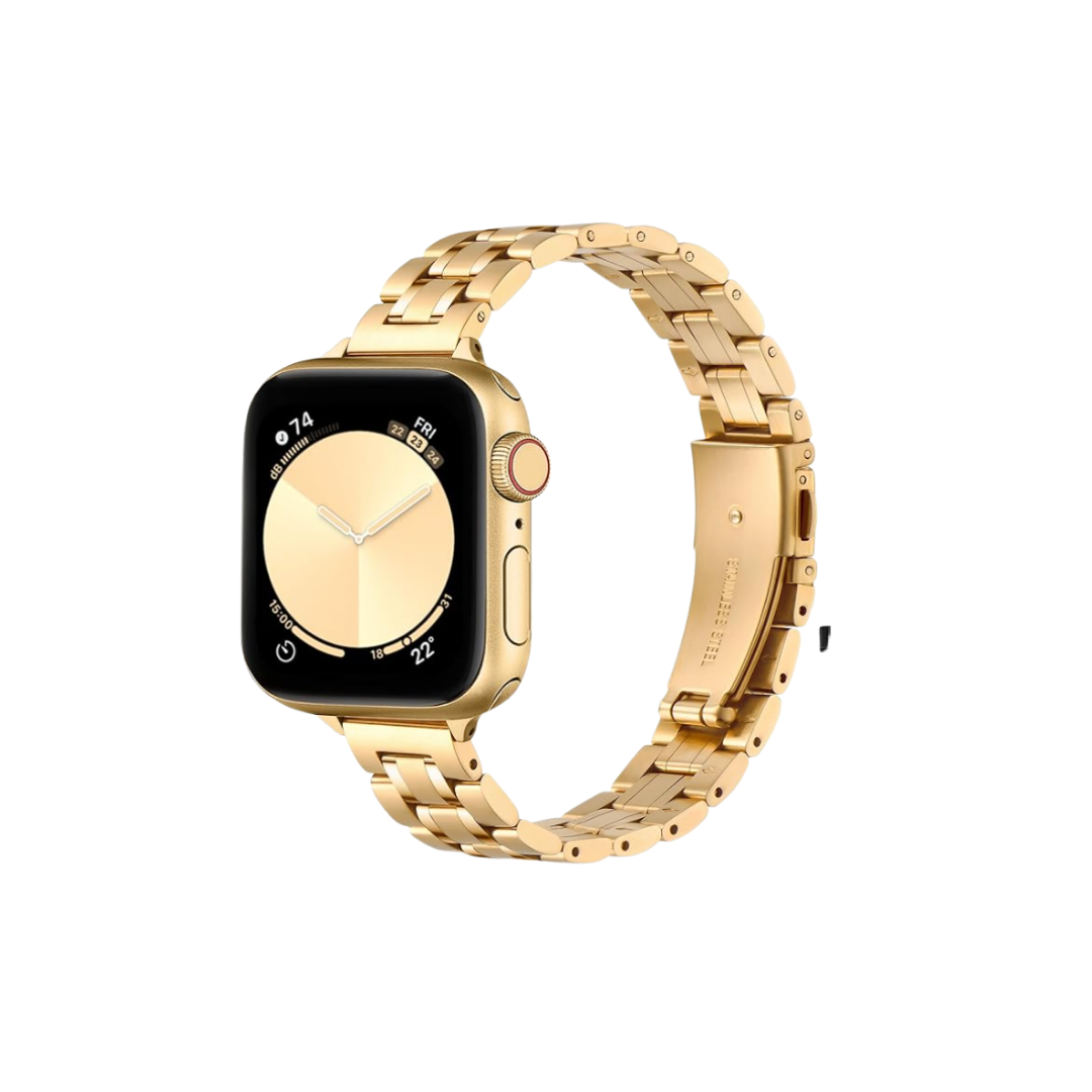 STIROLL Gold-Tone Apple Watch Band