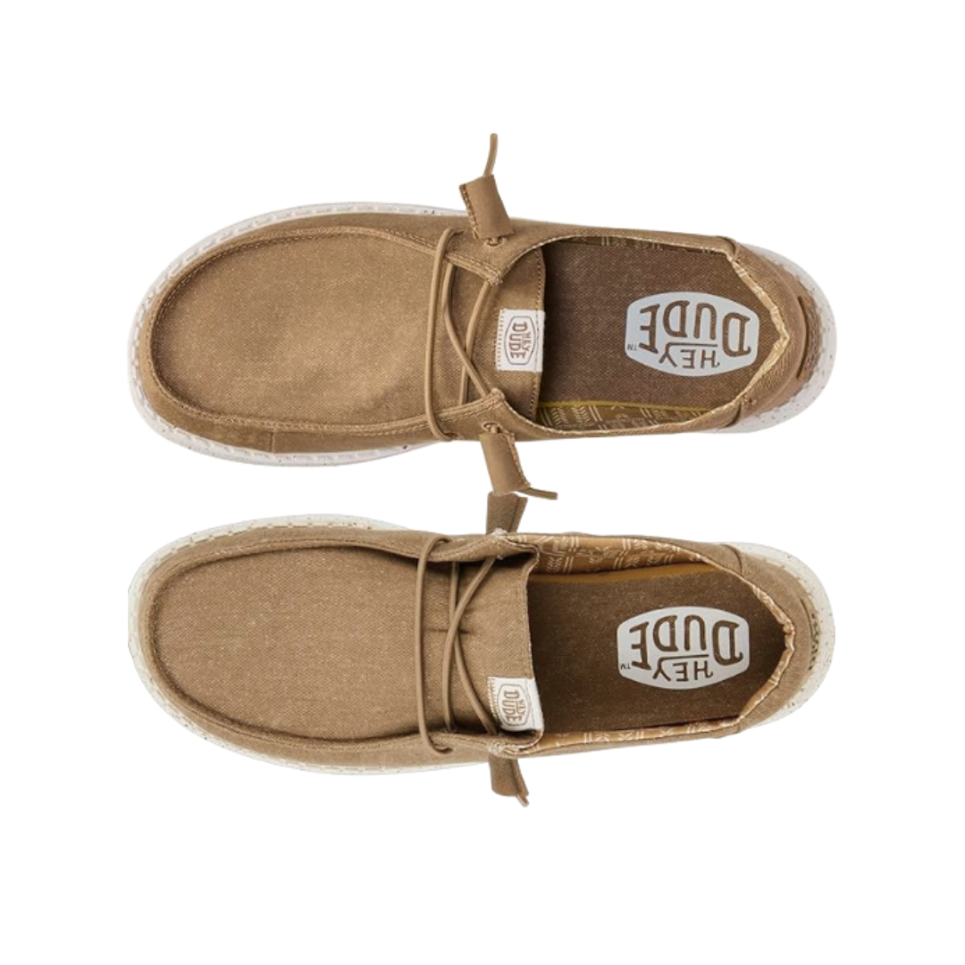 HEYDUDE Tan Pull-On Casual Sneakers
