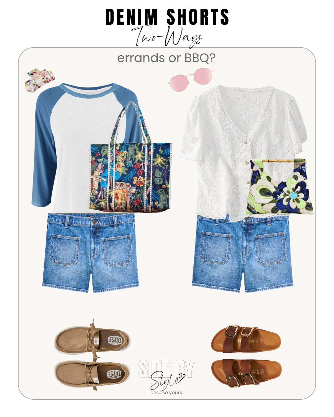 Denim Shorts - Errands or BBQ
