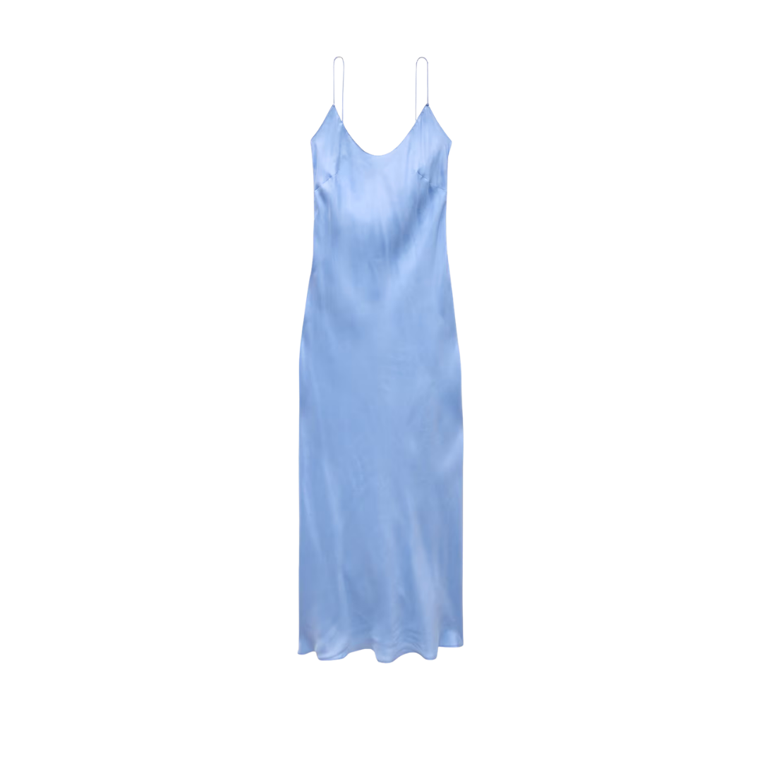 J.Crew Blue Slip Dress