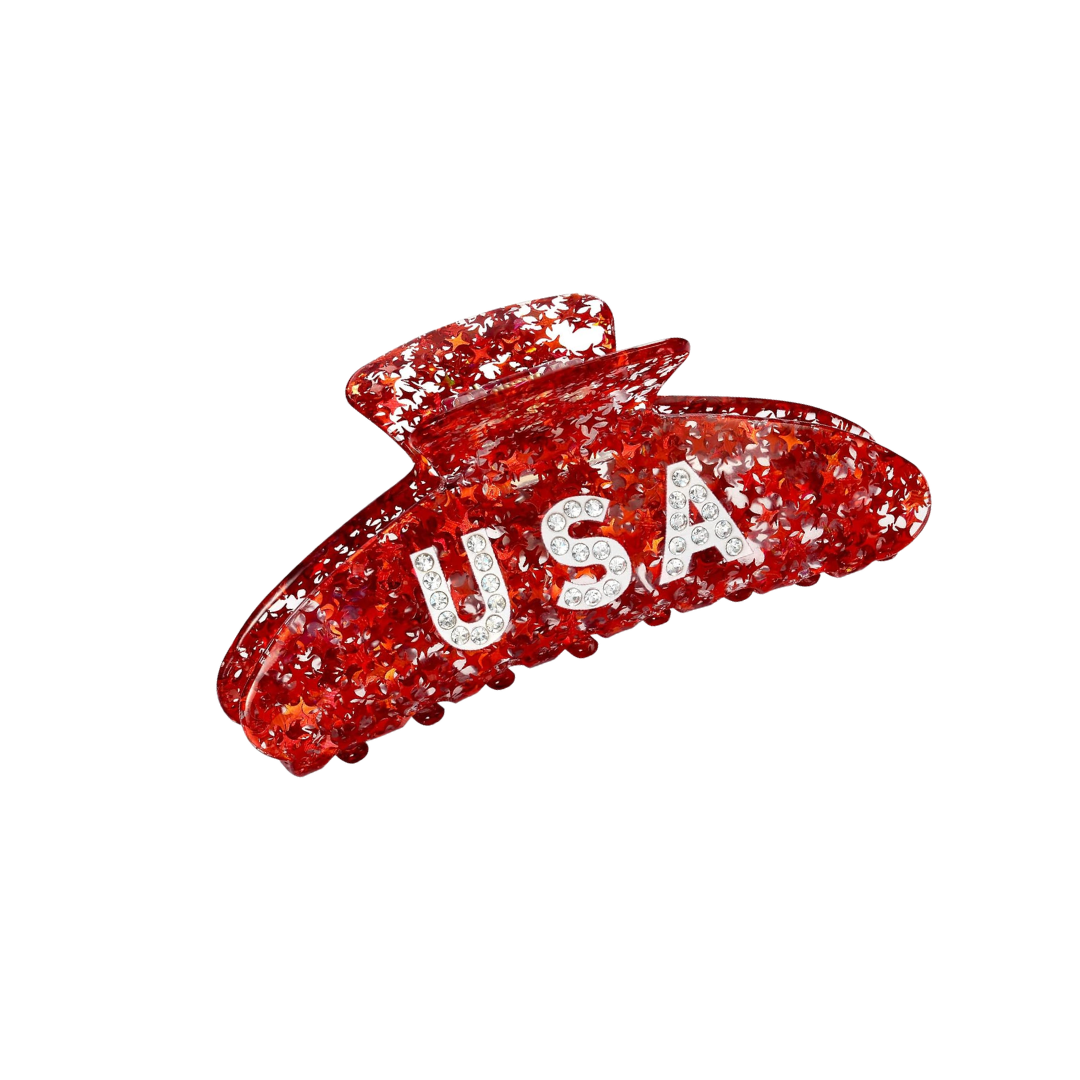 Clorig Red USA Hair Clip
