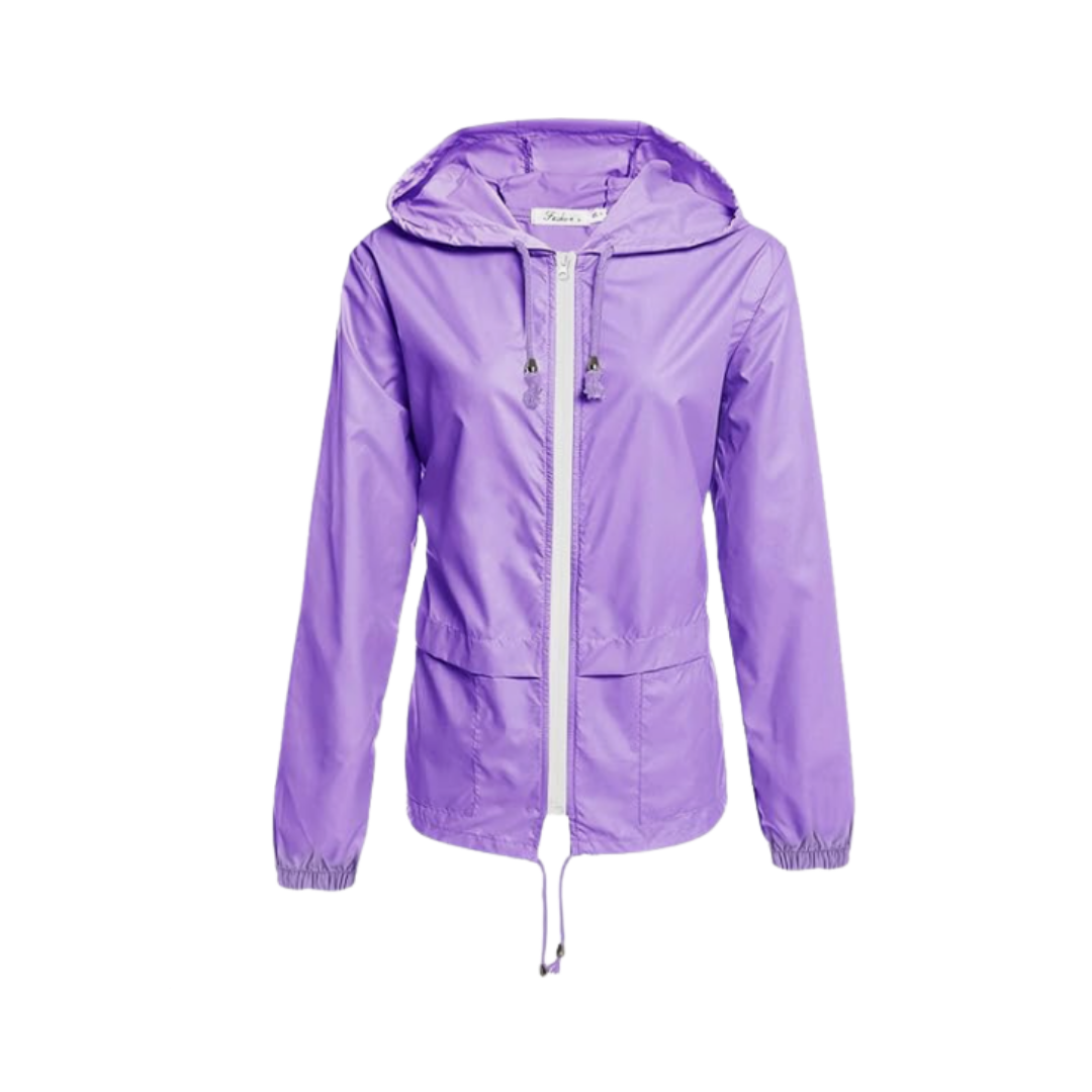 Hount Purple Full Zip Windbreaker