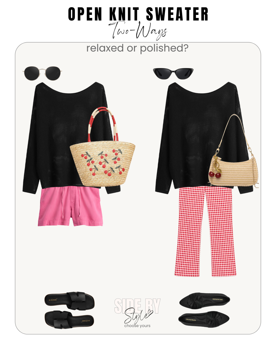 Open Knit Sweater - Relaxed or Polished