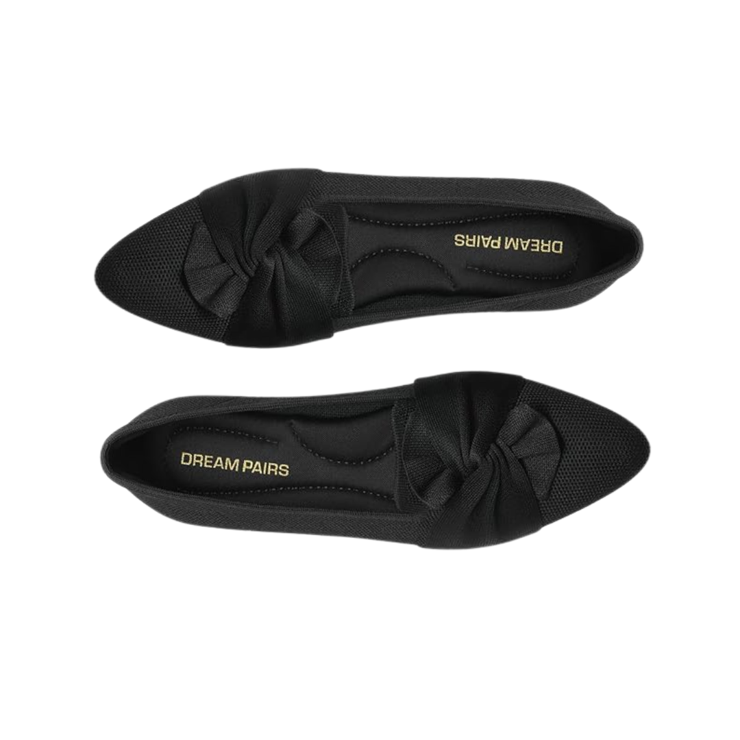 DREAM PAIRS Pointed Toe Bow Flats
