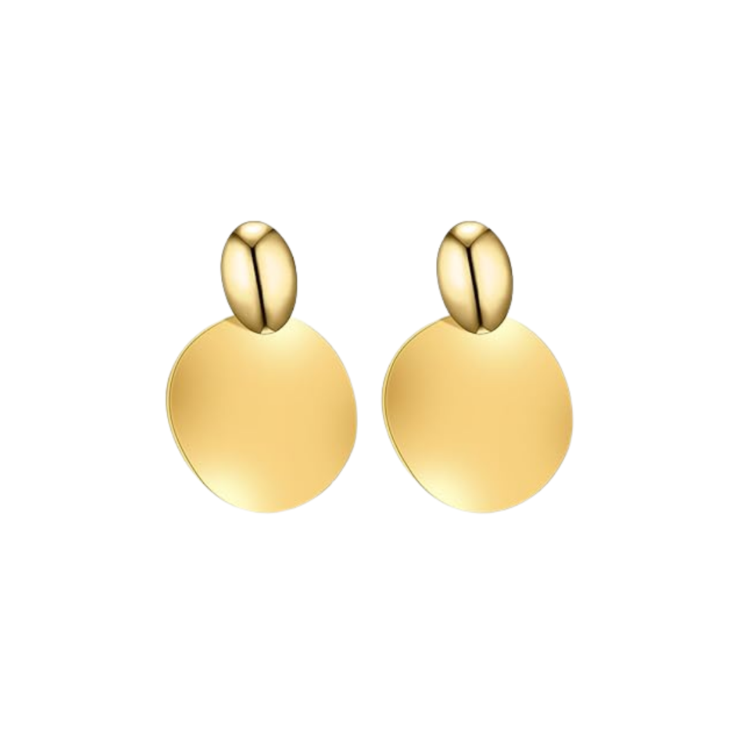 PAVOI Hammered Gold Earrings