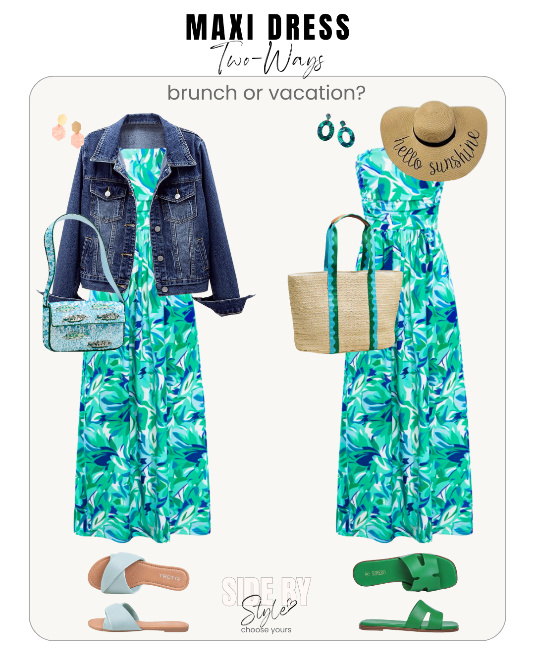 Maxi Dress - Brunch or Vacation