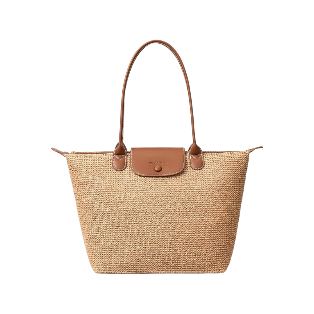 BOSTANTEN Woven Raffia Tote
