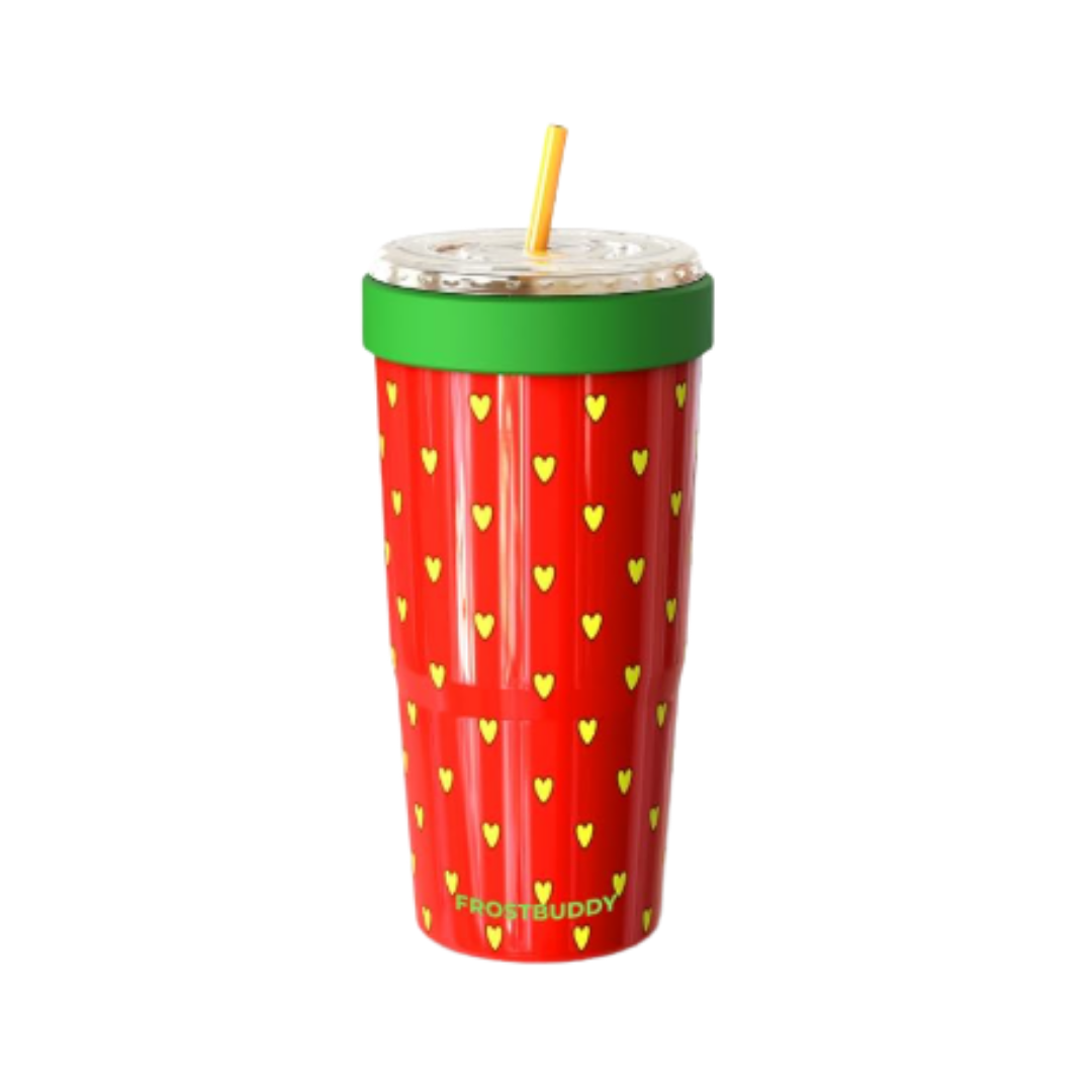 Frost Buddy Strawberry Insulated Sipper Tumbler