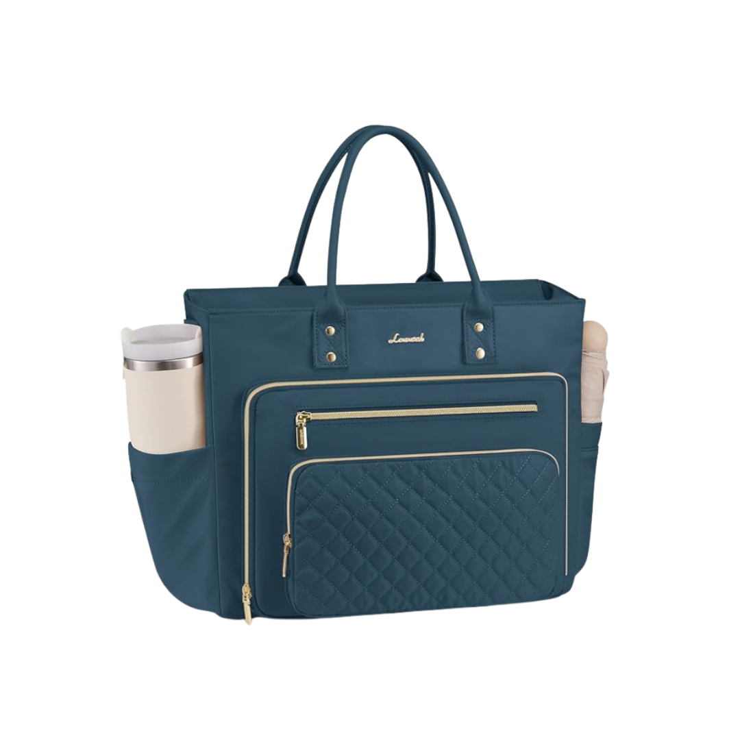 LOVEVOOK Teal Daily Laptop Tote