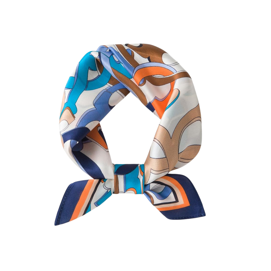 Taseson Multicolor Silk Scarf