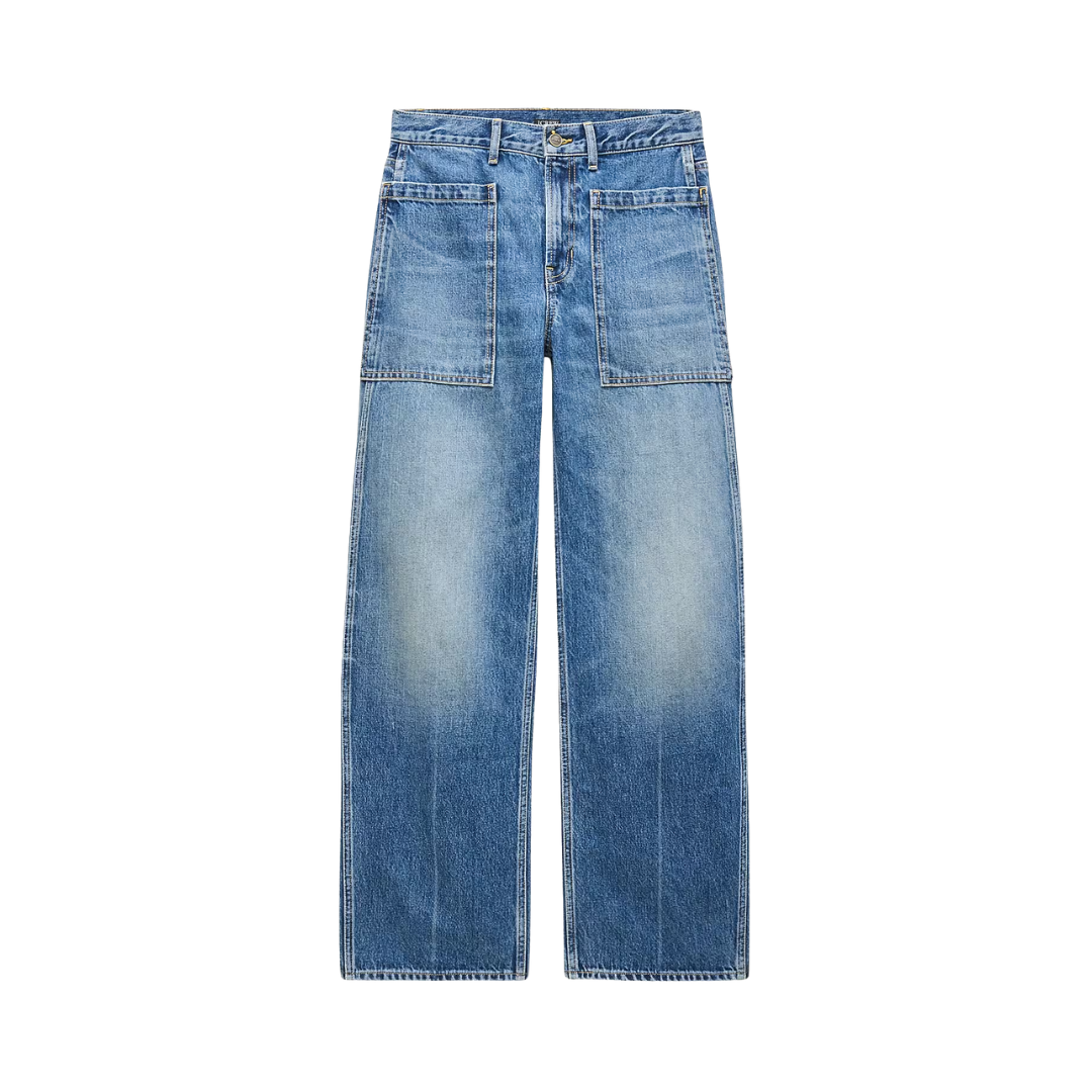 J.Crew Square Pocket Washed Blue Jeans