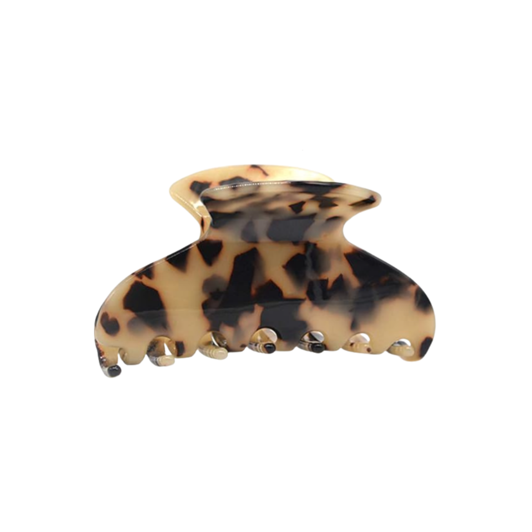 Fsmiling Tortoise Shell Claw Hair Clip