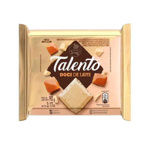Supermercado Big Oferta TALENTO CHOCOLATE GAROTO BRANCO DOCE DE LEITE 90G