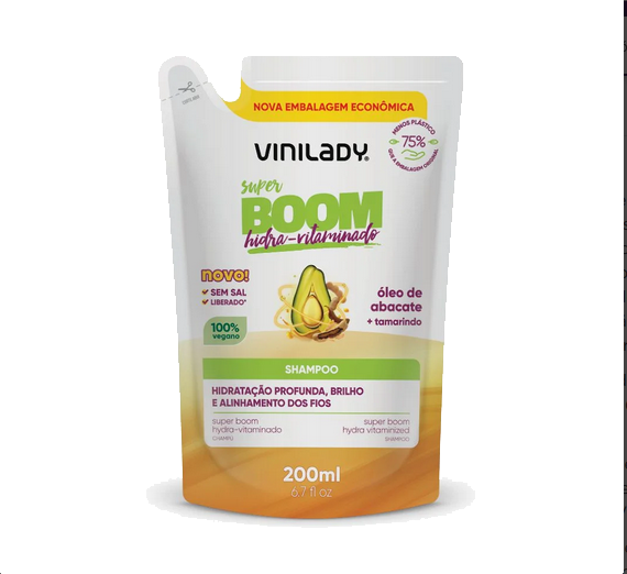 Essencyal Farma SHAMPOO VINI LADY SHACHET SUPER BOOM HIDRA VIT 200ML