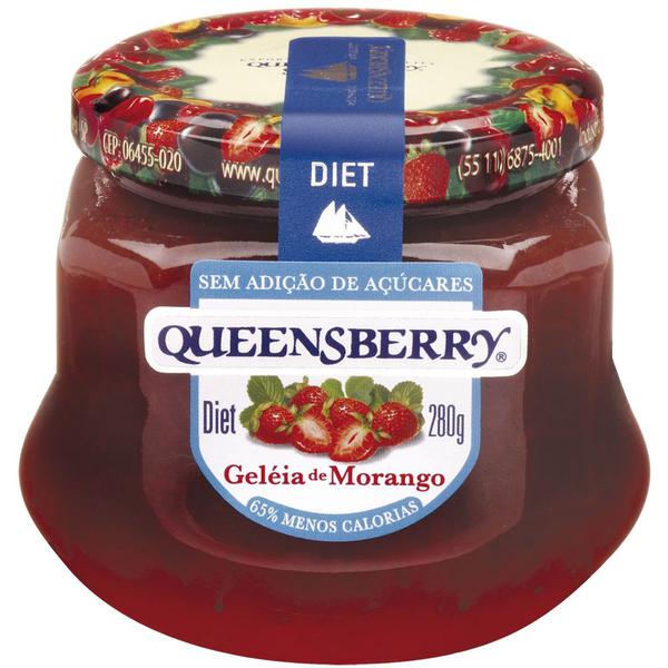 Green Fruit GELEIA QUEENSBERRY DIET VD 280g MORANGO