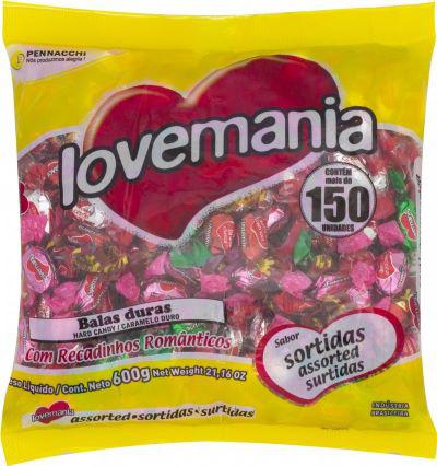 Supermercado Miliozzi Bala Love Mania 600g Sortidas