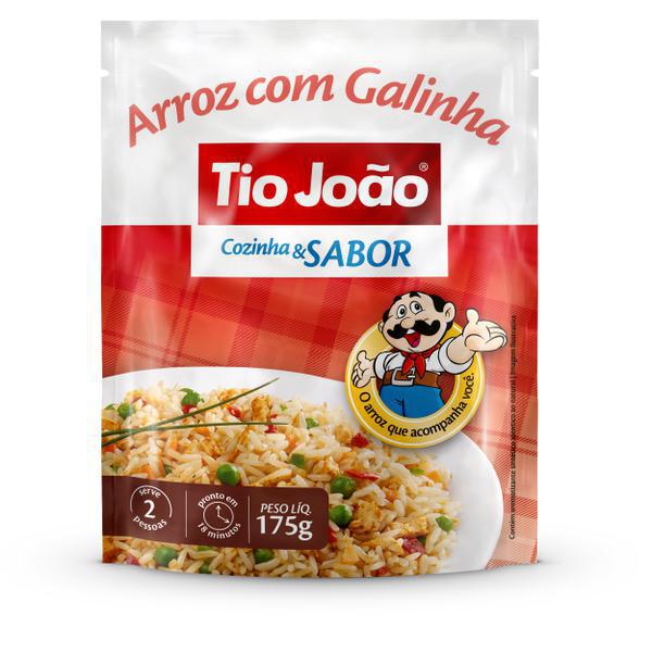 Peruzzo Supermercados Bagé ARROZ TIO JOAO COZ SABOR 175G, GALINHA