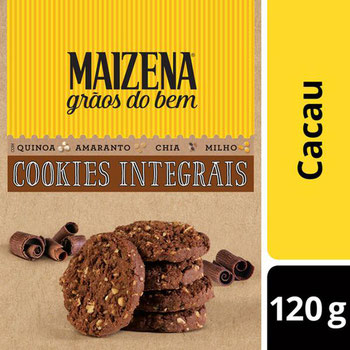 MAIZENA  COOKIES INTEGRAIS CACAU 120G