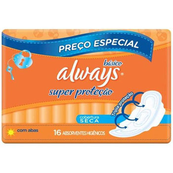 ABS ALWAYS BASICO SECA C/ABAS 16UND