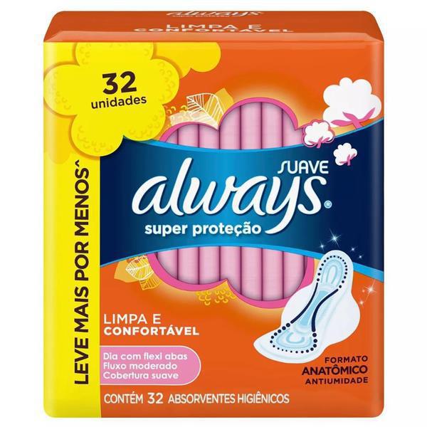 ABS ALWAYS PINK NOTURNO C/ABAS L/32 P/26